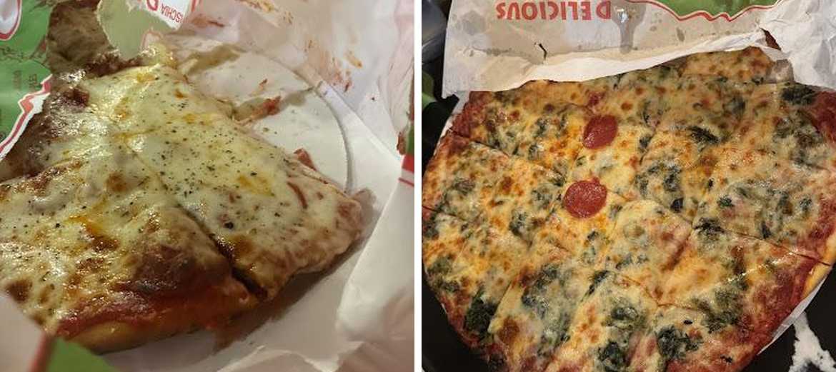 Phil's Pizza Menu
